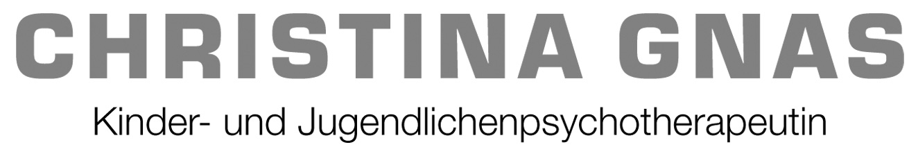 Logo Christina Gnas-Psychotherapeutin als Schriftzug